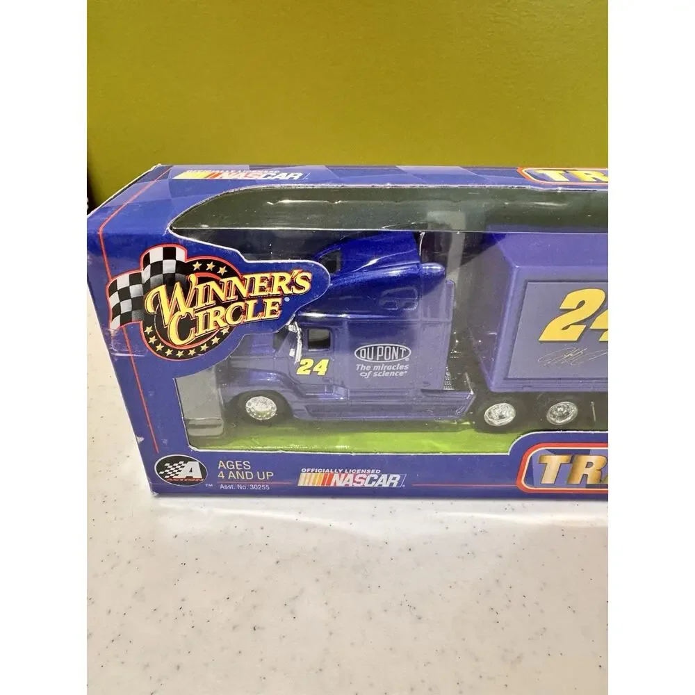 Vtg Nascar Winners Circle Jeff Gordon #24 Dupont Trailer Rig Pepsi 1:64 Scale